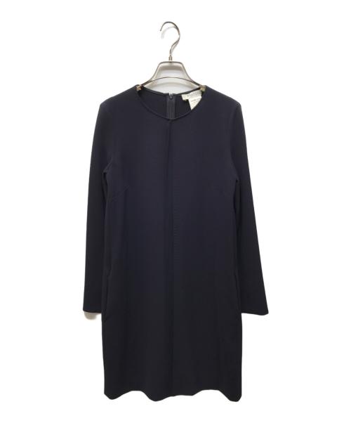 MaxMara（マックスマーラ）MaxMara (マックスマーラ) ロングスリーブワンピース ネイビー サイズ:36の古着・服飾アイテム
