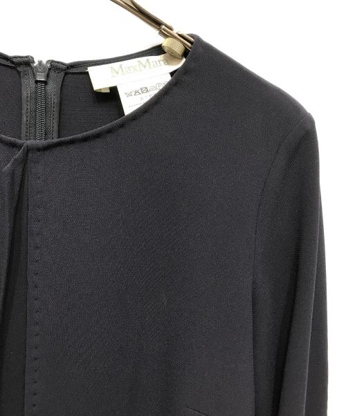 MaxMara（マックスマーラ）MaxMara (マックスマーラ) ロングスリーブワンピース ネイビー サイズ:36の古着・服飾アイテム