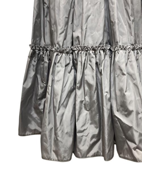 PRADA（プラダ）PRADA (プラダ) ティアードスカート グレー サイズ:36Sの古着・服飾アイテム