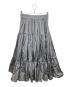 PRADA（プラダ）の古着「ティアードスカート」｜グレー