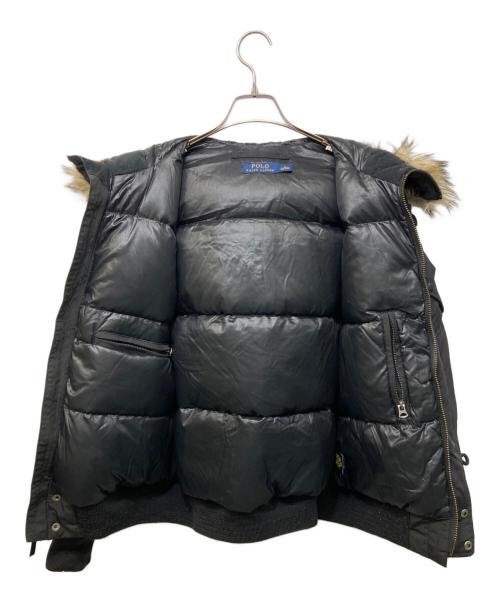 POLO RALPH LAUREN（ポロ・ラルフローレン）POLO RALPH LAUREN (ポロ・ラルフローレン) N-2Bダウンジャケット ブラック サイズ:Sの古着・服飾アイテム