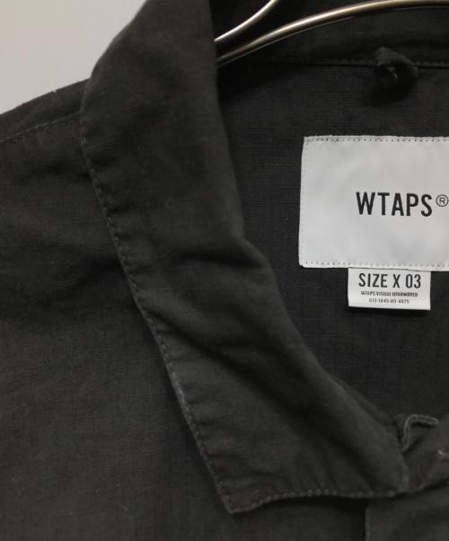 WTAPS（ダブルタップス）WTAPS (ダブルタップス) BUDS L/S MILITARY SHIRTS ブラック サイズ:03の古着・服飾アイテム