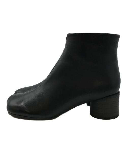 MM6 Maison Margiela（エムエムシックスメゾンマルジェラ）MM6 Maison Margiela (エムエムシックス メゾンマルジェラ) アナトミックブーツ ブラック サイズ:23.5㎝の古着・服飾アイテム