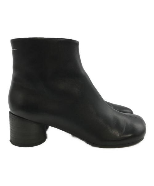 MM6 Maison Margiela（エムエムシックスメゾンマルジェラ）MM6 Maison Margiela (エムエムシックス メゾンマルジェラ) アナトミックブーツ ブラック サイズ:23.5㎝の古着・服飾アイテム