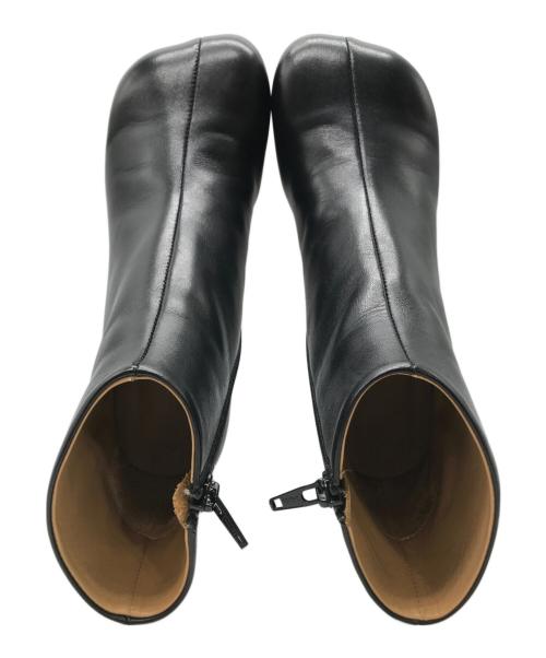 MM6 Maison Margiela（エムエムシックスメゾンマルジェラ）MM6 Maison Margiela (エムエムシックス メゾンマルジェラ) アナトミックブーツ ブラック サイズ:23.5㎝の古着・服飾アイテム
