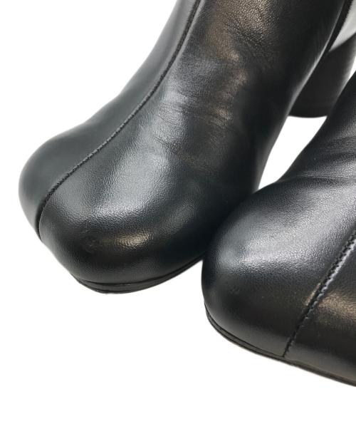 MM6 Maison Margiela（エムエムシックスメゾンマルジェラ）MM6 Maison Margiela (エムエムシックス メゾンマルジェラ) アナトミックブーツ ブラック サイズ:23.5㎝の古着・服飾アイテム