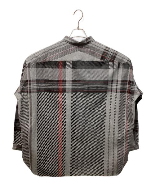 ALMOSTBLACK（オールモストブラック）ALMOSTBLACK (オールモストブラック) チェックシャツ グレー サイズ:2の古着・服飾アイテム