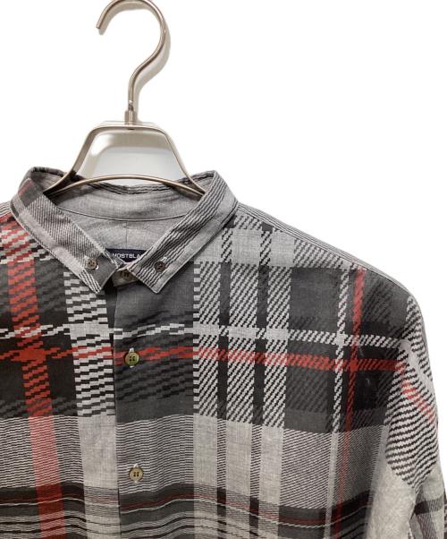 ALMOSTBLACK（オールモストブラック）ALMOSTBLACK (オールモストブラック) チェックシャツ グレー サイズ:2の古着・服飾アイテム