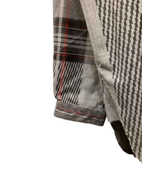 ALMOSTBLACK（オールモストブラック）ALMOSTBLACK (オールモストブラック) チェックシャツ グレー サイズ:2の古着・服飾アイテム