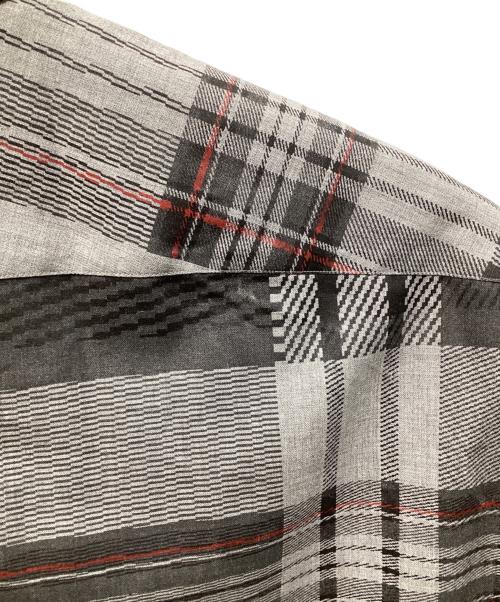 ALMOSTBLACK（オールモストブラック）ALMOSTBLACK (オールモストブラック) チェックシャツ グレー サイズ:2の古着・服飾アイテム