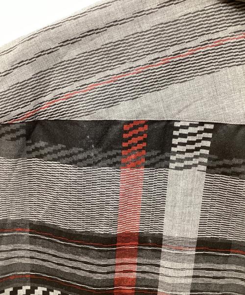 ALMOSTBLACK（オールモストブラック）ALMOSTBLACK (オールモストブラック) チェックシャツ グレー サイズ:2の古着・服飾アイテム