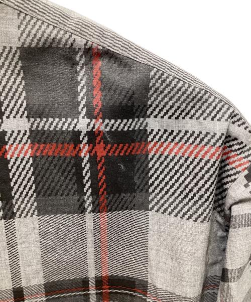 ALMOSTBLACK（オールモストブラック）ALMOSTBLACK (オールモストブラック) チェックシャツ グレー サイズ:2の古着・服飾アイテム