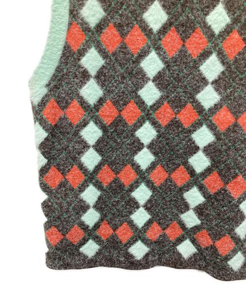 adidas（アディダス）adidas (アディダス) WALES BONNER (ウェールズボナー) ニットベスト グリーン サイズ:XLの古着・服飾アイテム