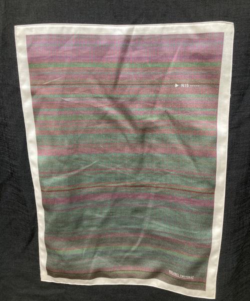 NULABEL CM1YOK42（ニューレーベルシーエム1ワイ0ケイ42）NULABEL CM1YOK42 (ニューレーベルシーエム1ワイ0ケイ42) バックスカーフS/Sシャツ ブラック サイズ:Sの古着・服飾アイテム