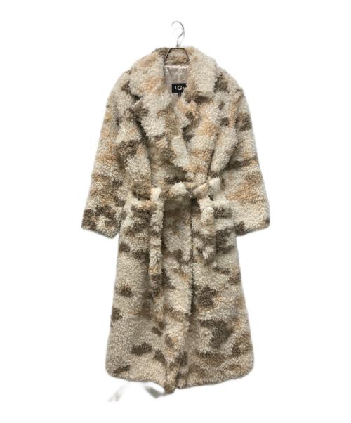 UGG（アグ）UGG (アグ) Alesandra ボアコート ベージュ サイズ:Sの古着・服飾アイテム