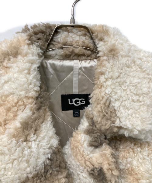 UGG（アグ）UGG (アグ) Alesandra ボアコート ベージュ サイズ:Sの古着・服飾アイテム