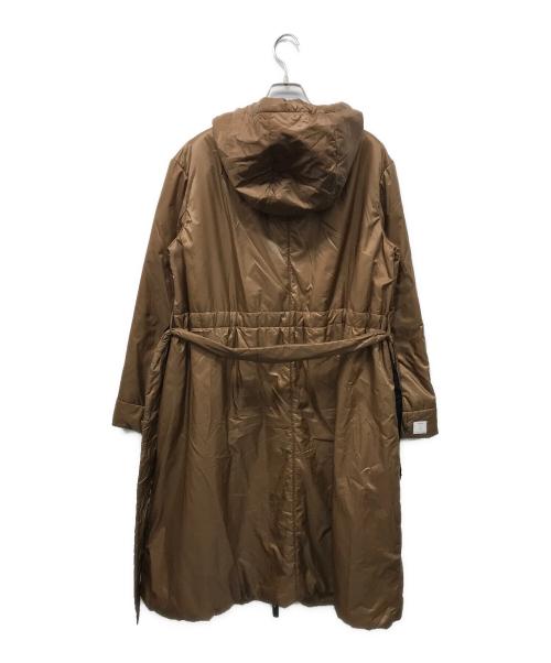MaxMara（マックスマーラ）MaxMara (マックスマーラ) THE CUBE CameLuxe フーデッドロングコート ブラウン サイズ:38の古着・服飾アイテム
