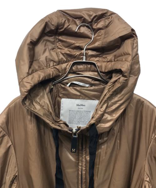 MaxMara（マックスマーラ）MaxMara (マックスマーラ) THE CUBE CameLuxe フーデッドロングコート ブラウン サイズ:38の古着・服飾アイテム