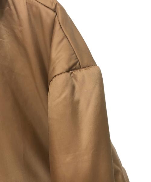 MaxMara（マックスマーラ）MaxMara (マックスマーラ) THE CUBE CameLuxe フーデッドロングコート ブラウン サイズ:38の古着・服飾アイテム