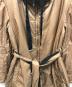 中古・古着 MaxMara (マックスマーラ) THE CUBE CameLuxe フーデッドロングコート ブラウン サイズ:38：35000円