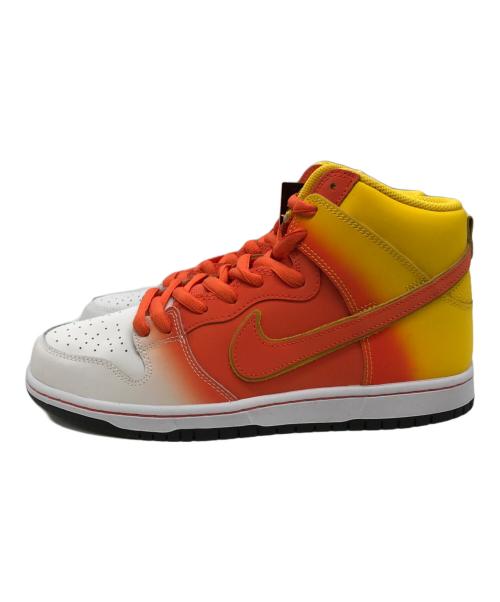 NIKE SB（ナイキエスビー）NIKE SB (ナイキエスビー) Dunk High Pro ホワイト×オレンジ サイズ:28㎝の古着・服飾アイテム