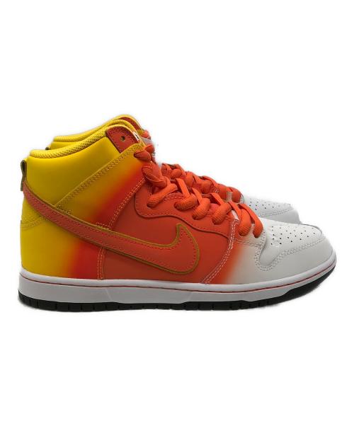 NIKE SB（ナイキエスビー）NIKE SB (ナイキエスビー) Dunk High Pro ホワイト×オレンジ サイズ:28㎝の古着・服飾アイテム