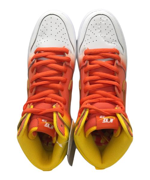 NIKE SB（ナイキエスビー）NIKE SB (ナイキエスビー) Dunk High Pro ホワイト×オレンジ サイズ:28㎝の古着・服飾アイテム