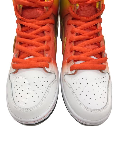 NIKE SB（ナイキエスビー）NIKE SB (ナイキエスビー) Dunk High Pro ホワイト×オレンジ サイズ:28㎝の古着・服飾アイテム