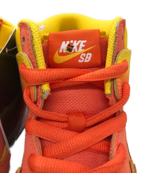 NIKE SB（ナイキエスビー）NIKE SB (ナイキエスビー) Dunk High Pro ホワイト×オレンジ サイズ:28㎝の古着・服飾アイテム