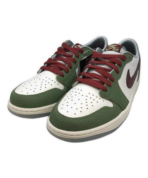 NIKE（ナイキ）NIKE (ナイキ) Air Jordan 1 Low OG カーキ×ホワイト サイズ:28㎝の古着・服飾アイテム