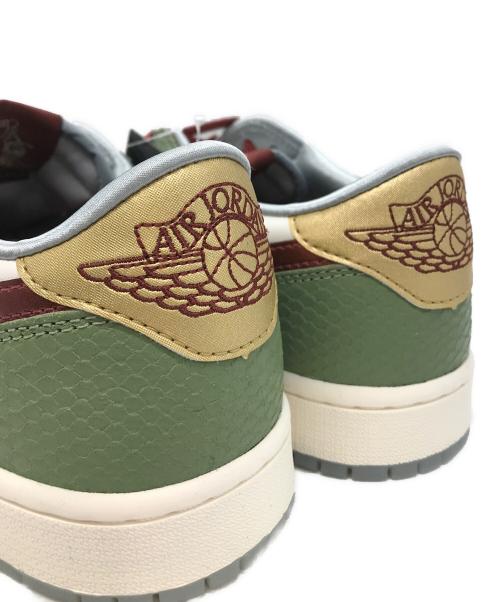 NIKE（ナイキ）NIKE (ナイキ) Air Jordan 1 Low OG カーキ×ホワイト サイズ:28㎝の古着・服飾アイテム