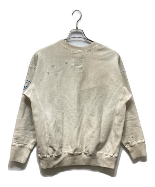 BOWWOW（バウワウ）BOWWOW (バウワウ) USN SEEBEES SWEATSHIRTS ベージュ サイズ:Sの古着・服飾アイテム