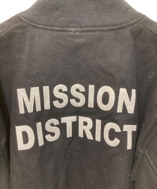 butwin（バトウィン）BUTWIN (バトウィン) MISSION DISTRICT (ミッション ディストリクト) FREAK'S STORE (フリークスストア) 別注ウールメルトンアワードジャケット ブラック サイズ:Mの古着・服飾アイテム