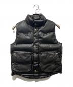 Ballsy.Brothersボールジーブラザーズ）の古着「western faux leather down vest」｜ブラウン