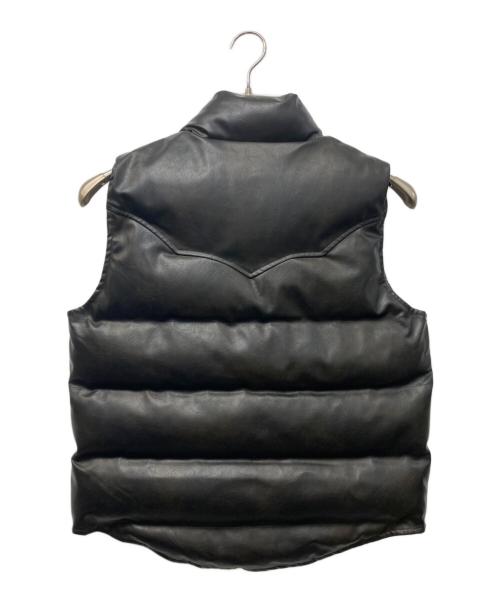 Ballsy.Brothers（ボールジーブラザーズ）Ballsy.Brothers (ボールジーブラザーズ) western faux leather down vest ブラウン サイズ:SIZE Mの古着・服飾アイテム