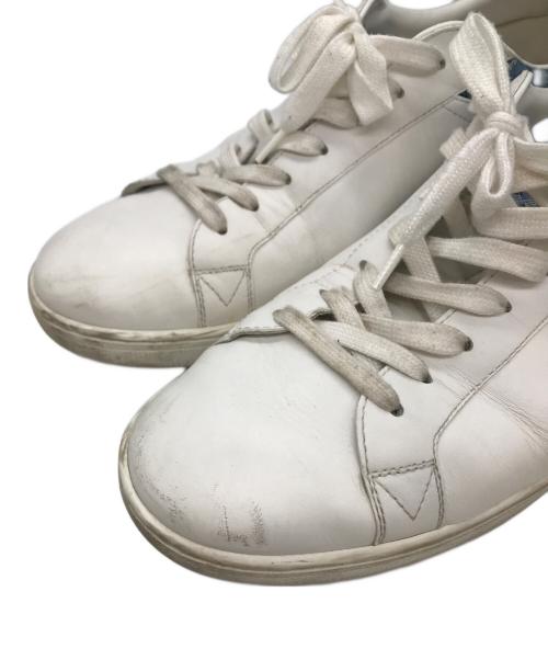 LOUIS VUITTON（ルイ ヴィトン）LOUIS VUITTON (ルイ ヴィトン) モノグラムデニム切替スニーカー ホワイト×ブルー サイズ:27の古着・服飾アイテム