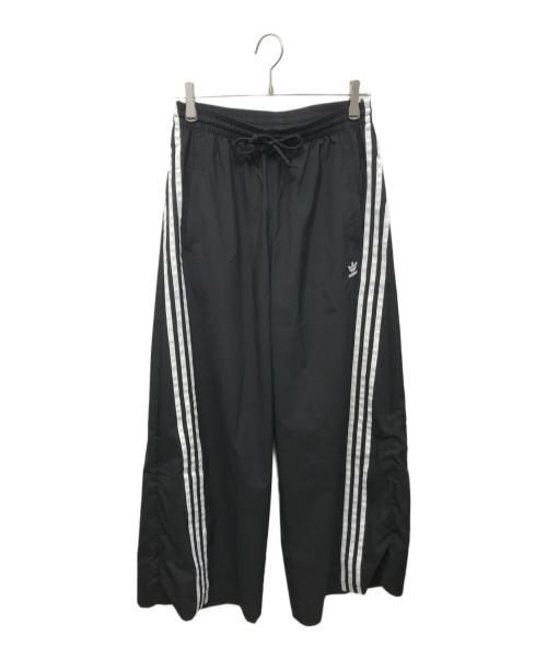 adidas（アディダス）adidas (アディダス) Adilenium オーバーサイズ トラックパンツ ブラック サイズ:Mの古着・服飾アイテム