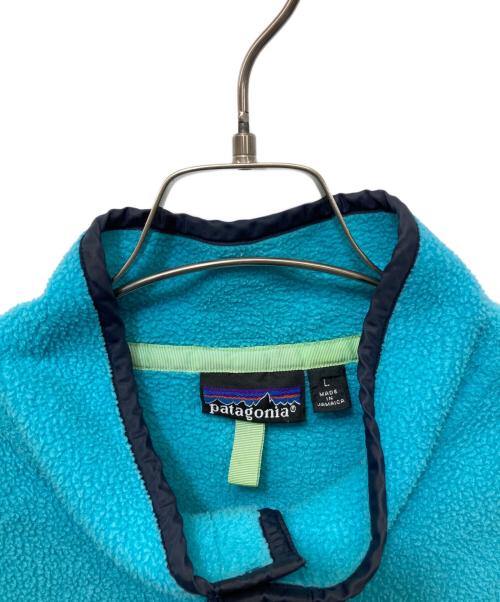 Patagonia（パタゴニア）Patagonia (パタゴニア) シンチラスナップTプルオーバー ターコイズ×ネイビー サイズ:Lの古着・服飾アイテム