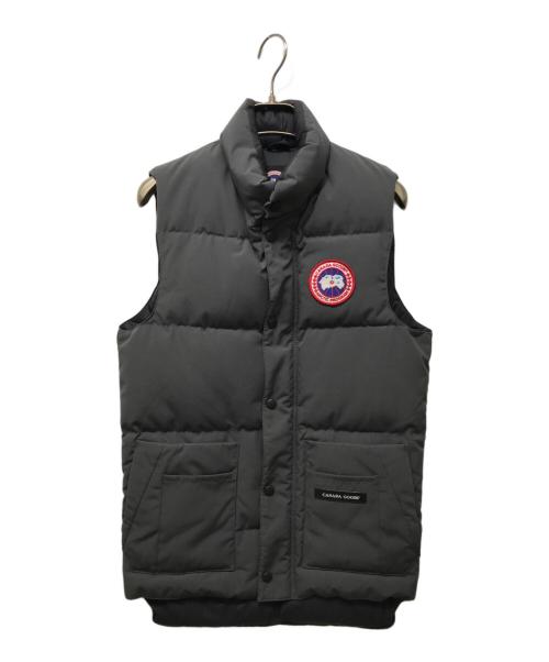 CANADA GOOSE（カナダグース）CANADA GOOSE (カナダグース) FREE STYLE ダウンベスト グレー サイズ:SIZE 2XSの古着・服飾アイテム