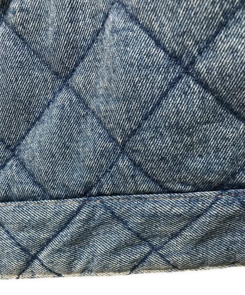 BALENCIAGA（バレンシアガ）BALENCIAGA (バレンシアガ) キルティングデザインウォッシュドデニムジャケット ブルー サイズ:SIZE 44の古着・服飾アイテム