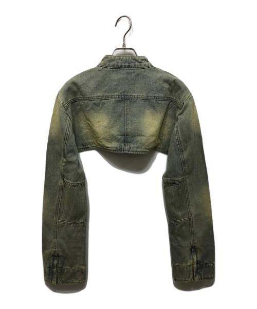 Jaded London（ジェイデッドロンドン）Jaded London (ジェイデッドロンドン) Denim Assassin Ultra Cropped Jacket ブルー サイズ:Sの古着・服飾アイテム