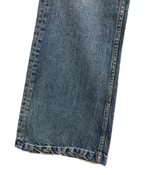 OPEN YY（オープンワイワイ）OPEN YY (オープンワイワイ) ベルト ルーズ ブーツカット ジーンズ ブルー サイズ:Sの古着・服飾アイテム