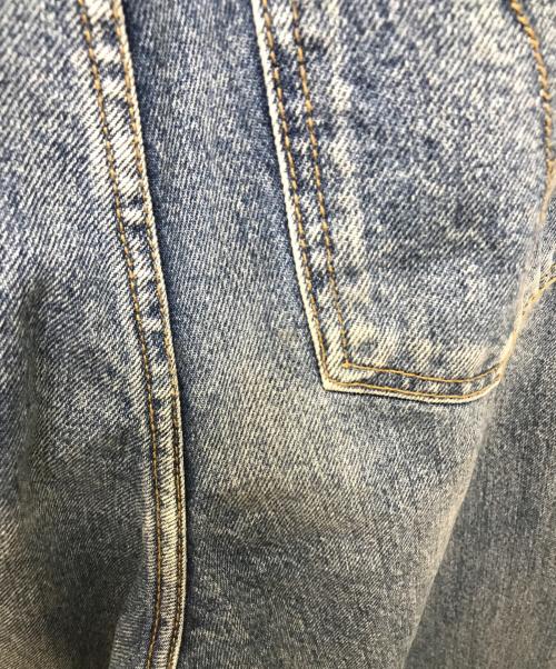OPEN YY（オープンワイワイ）OPEN YY (オープンワイワイ) ベルト ルーズ ブーツカット ジーンズ ブルー サイズ:Sの古着・服飾アイテム