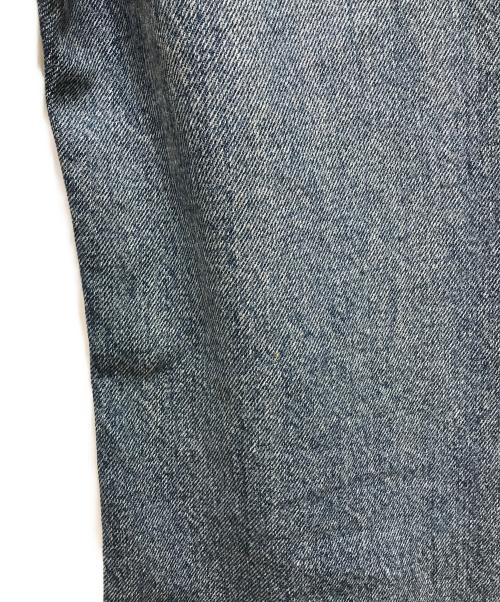 OPEN YY（オープンワイワイ）OPEN YY (オープンワイワイ) ベルト ルーズ ブーツカット ジーンズ ブルー サイズ:Sの古着・服飾アイテム