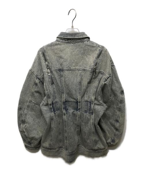 PRANK PROJECT（プランクプロジェクト）PRANK PROJECT (プランクプロジェクト) Zip Denim Shirt Blouson ブルー サイズ:FREEの古着・服飾アイテム