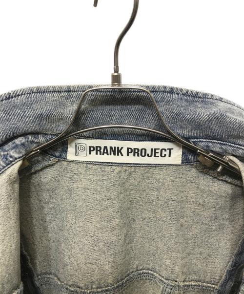 PRANK PROJECT（プランクプロジェクト）PRANK PROJECT (プランクプロジェクト) Zip Denim Shirt Blouson ブルー サイズ:FREEの古着・服飾アイテム