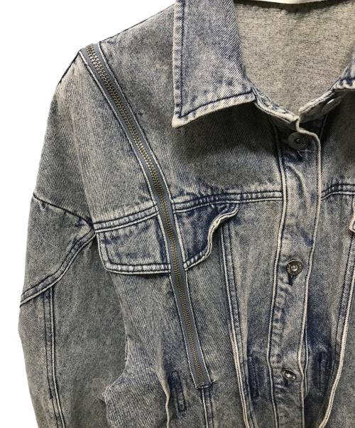 PRANK PROJECT（プランクプロジェクト）PRANK PROJECT (プランクプロジェクト) Zip Denim Shirt Blouson ブルー サイズ:FREEの古着・服飾アイテム