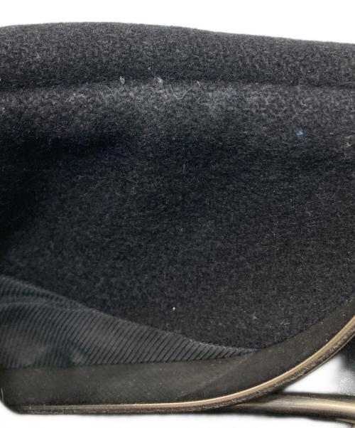 DIOR HOMME（ディオール オム）DIOR HOMME (ディオール オム) ウールメルトン ダブル ピーコート ブラック サイズ:52の古着・服飾アイテム