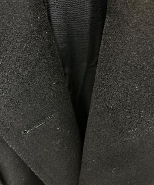 DIOR HOMME（ディオール オム）DIOR HOMME (ディオール オム) ウールメルトン ダブル ピーコート ブラック サイズ:52の古着・服飾アイテム