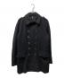 DIOR HOMME（ディオール オム）の古着「ウールメルトン ダブル ピーコート」｜ブラック